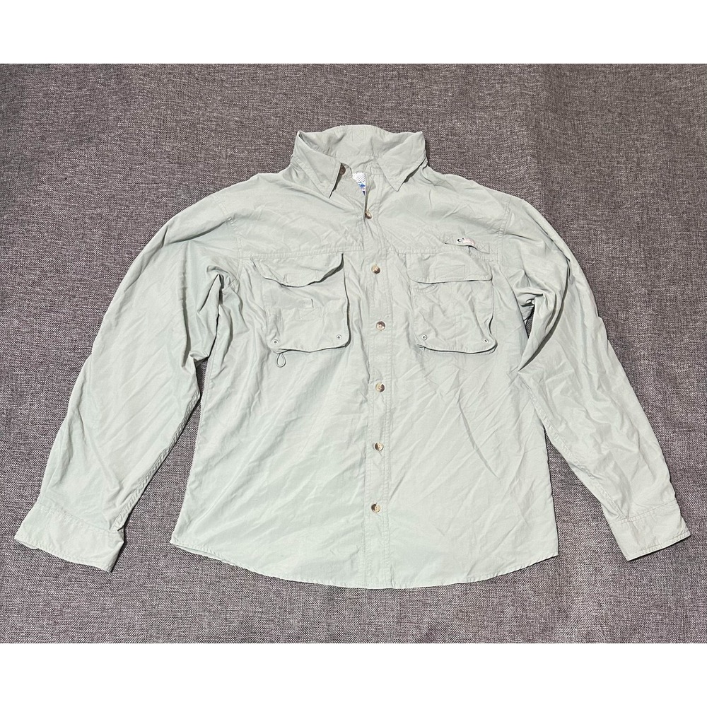 World Wide Sportsman Men's L Light Green Long Sleeve‎ Shirt